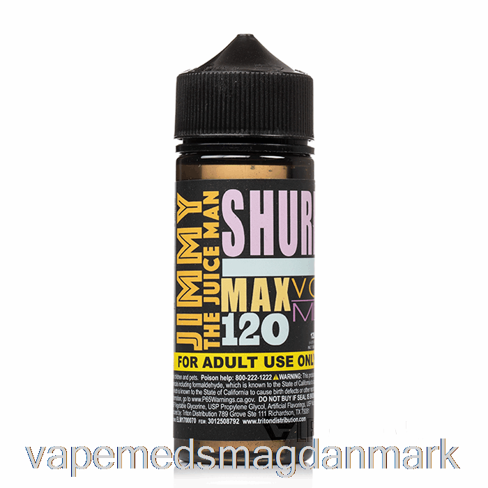 Engangs Vape Danmark Shurb - Jimmy The Juiceman - 120ml 3mg